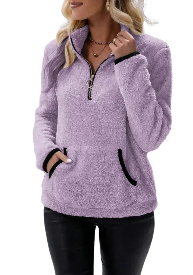 Tatiana Cozy Sherpa Pullover