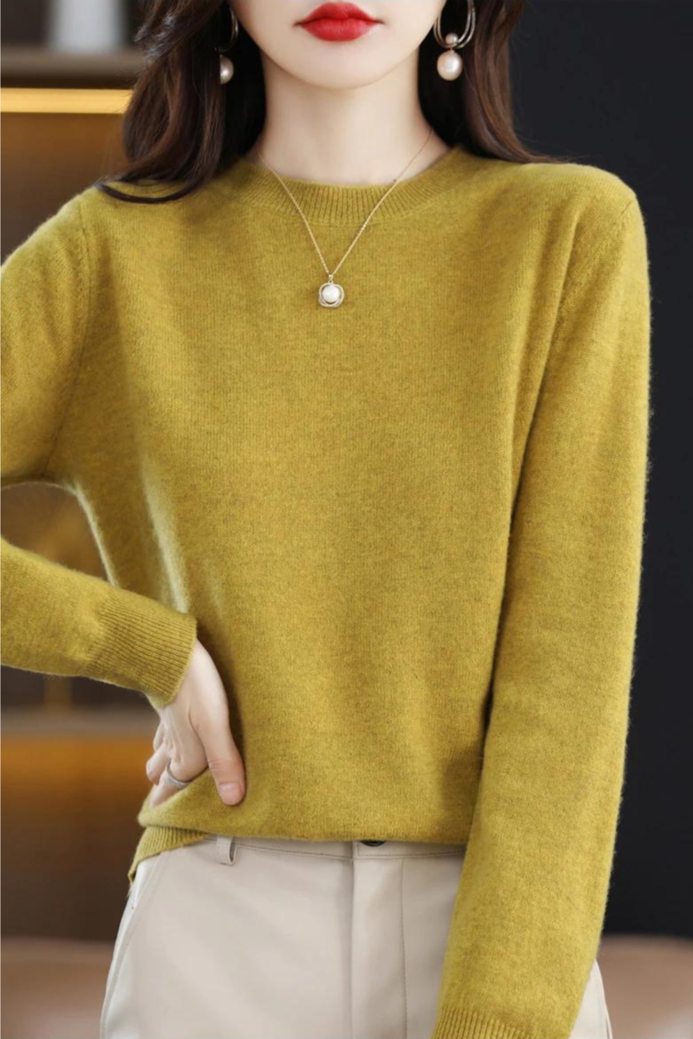 Simoas - Stylish Long Sleeve Knit