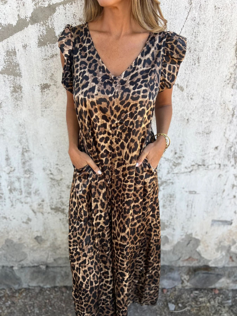 Cecilie - Leopard Pants suit