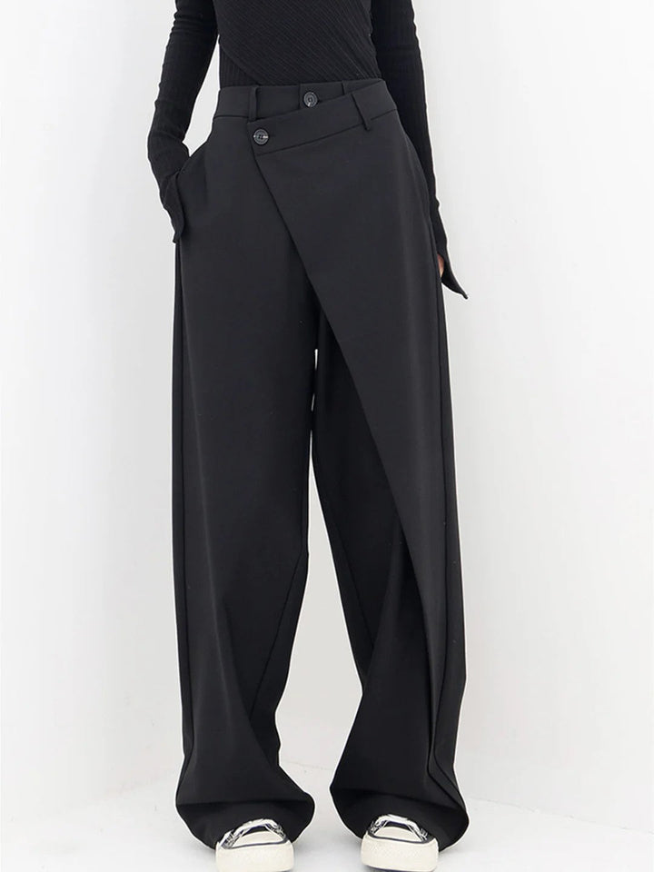 Clarie – Avant-Garde High-Waist Trousers