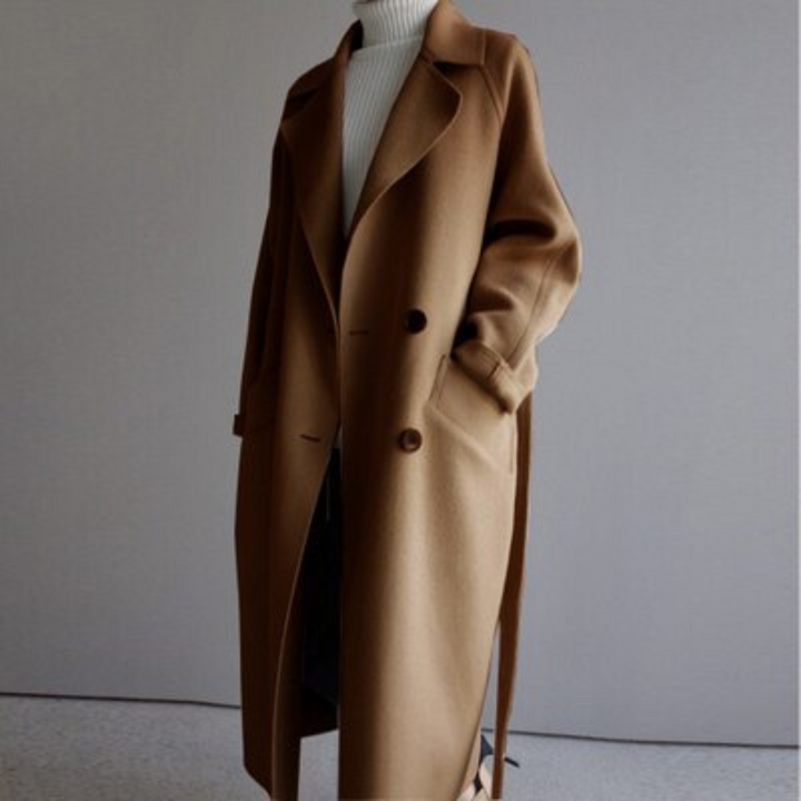 Theresia - Women's Wool Trench Coat