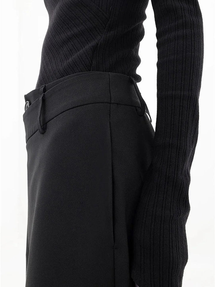 Clarie – Avant-Garde High-Waist Trousers