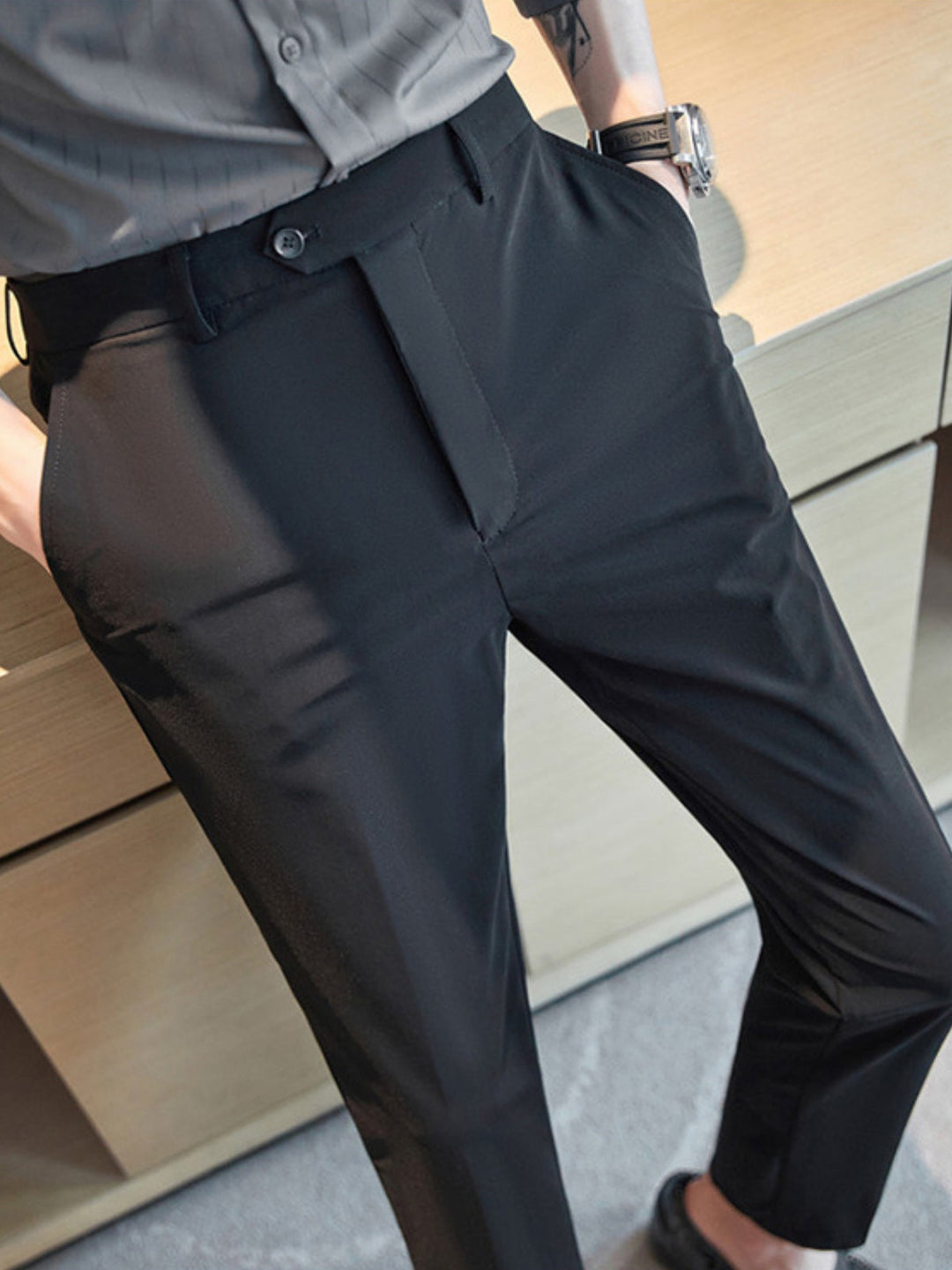 Walker Slim-Fitting Trousers