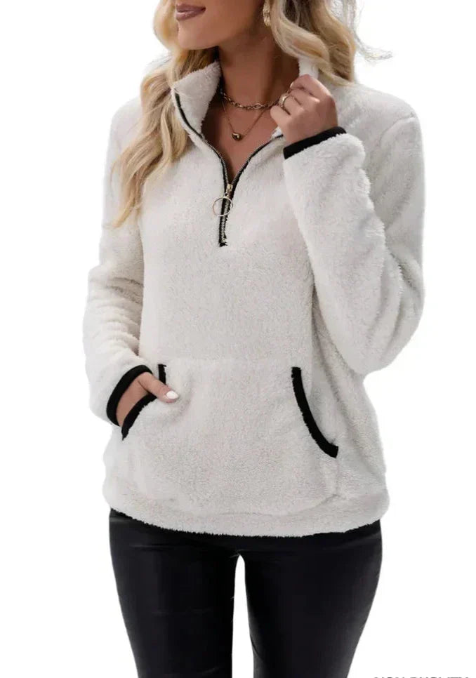 Tatiana Cozy Sherpa Pullover