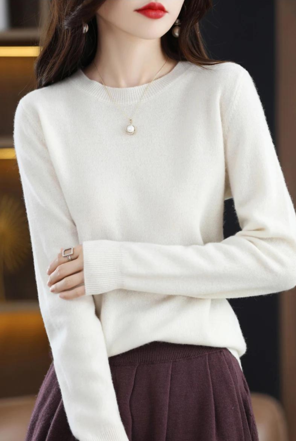 Simoas - Stylish Long Sleeve Knit