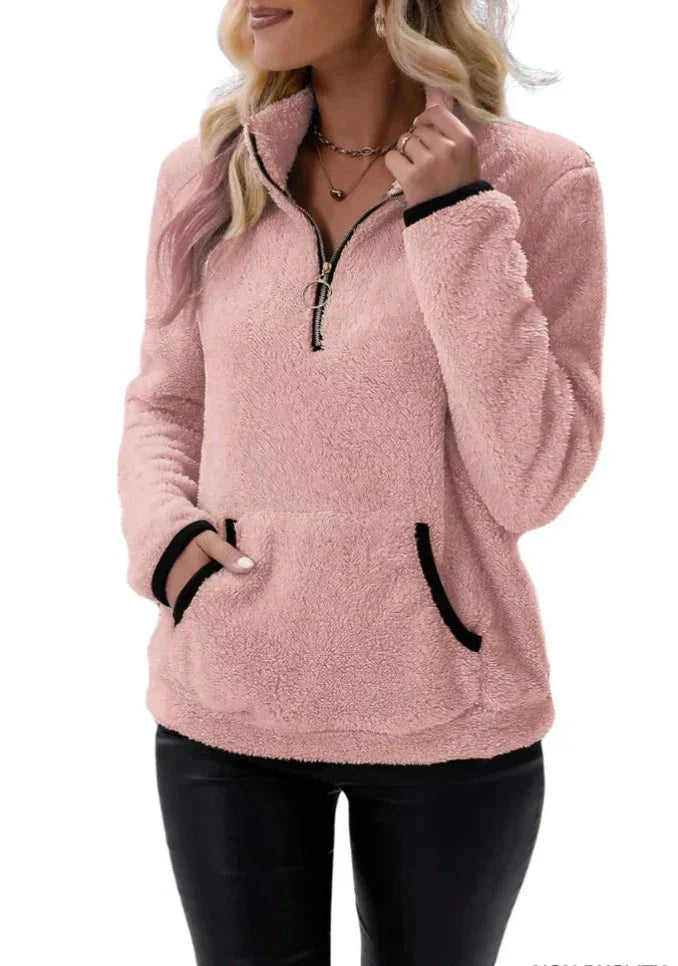 Tatiana Cozy Sherpa Pullover