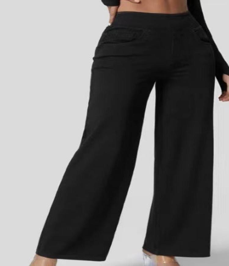 Zharea- Stretch Palazzo Jeans