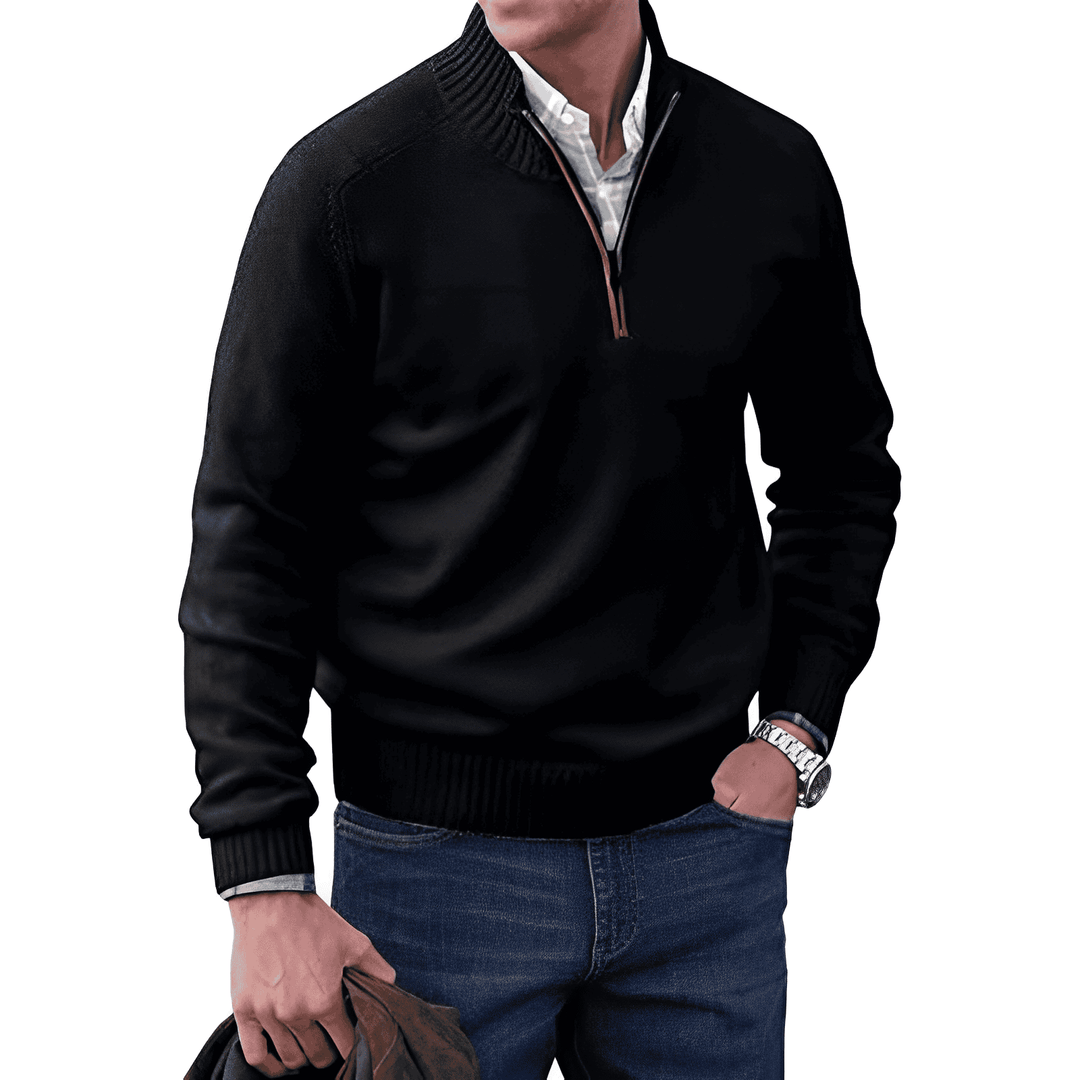 Nicolaj | Luxurious Zip Sweater