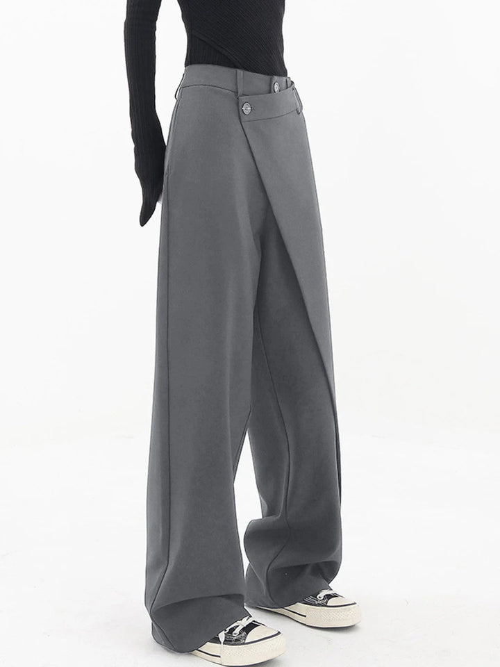 Clarie – Avant-Garde High-Waist Trousers