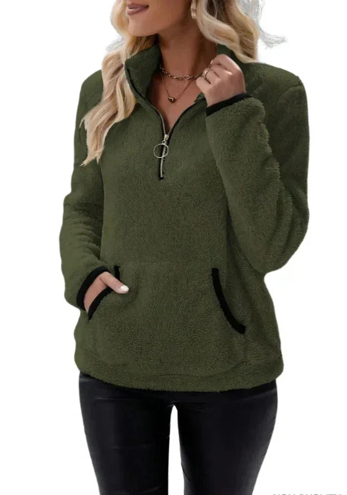 Tatiana Cozy Sherpa Pullover