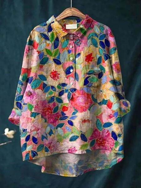 Thyra – Floral Print Blouse