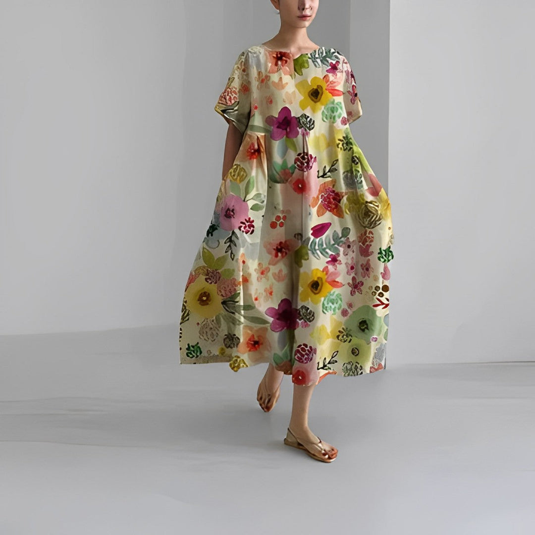 Laerke – Bohemian Floral Dress