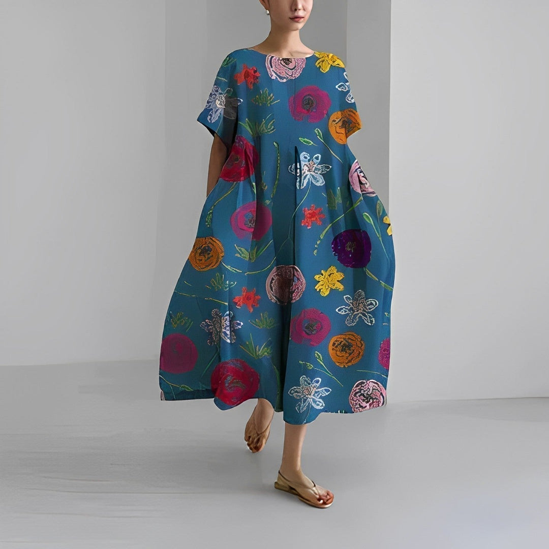 Laerke – Bohemian Floral Dress