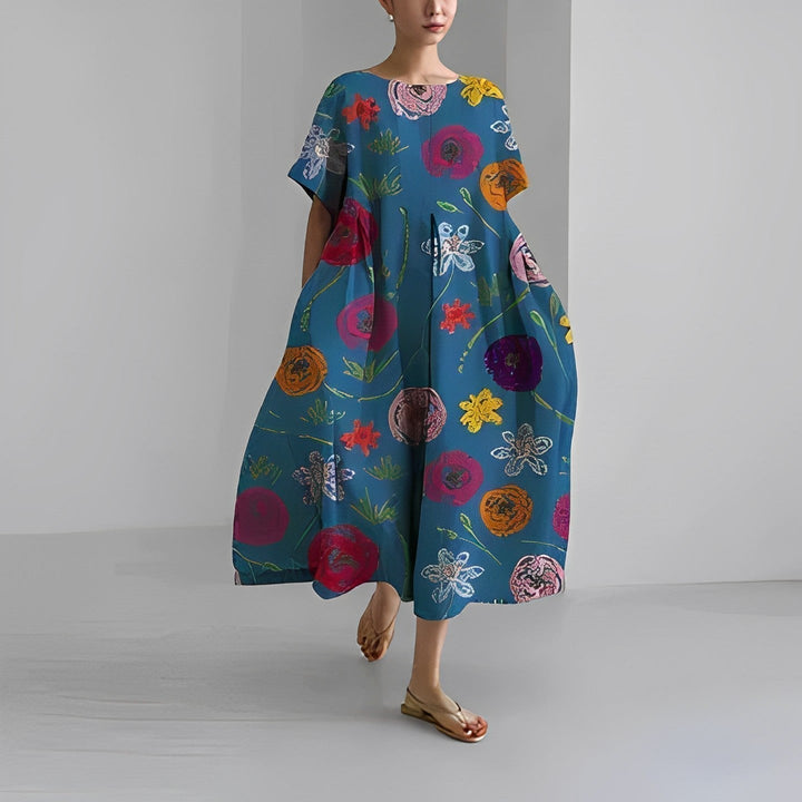 Laerke – Bohemian Floral Dress