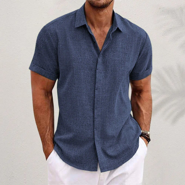 Steel | CLASSIC LINEN SHIRT