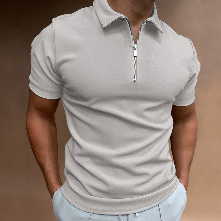 Château - Zip-Up Polo Shirt