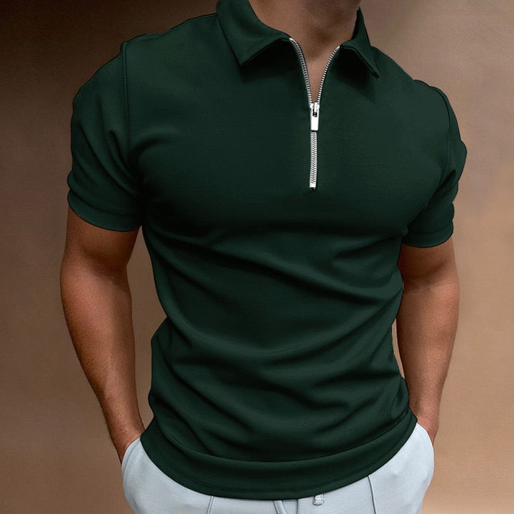 Château - Zip-Up Polo Shirt