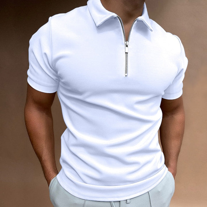 Château - Zip-Up Polo Shirt