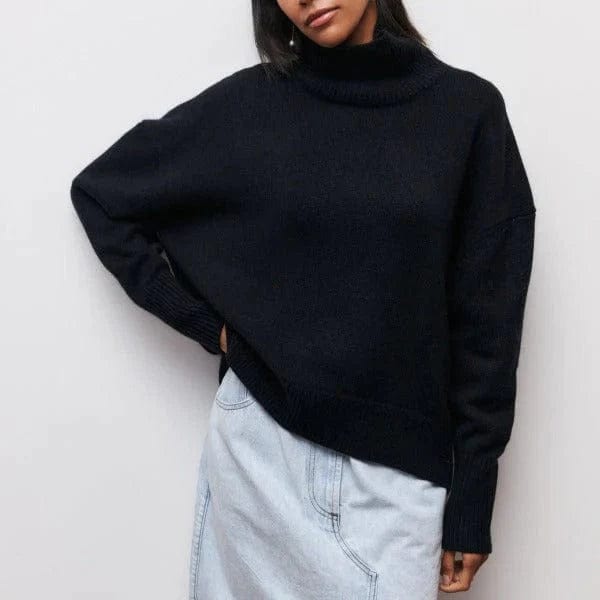 Briella- Cashmere Turtleneck Sweater