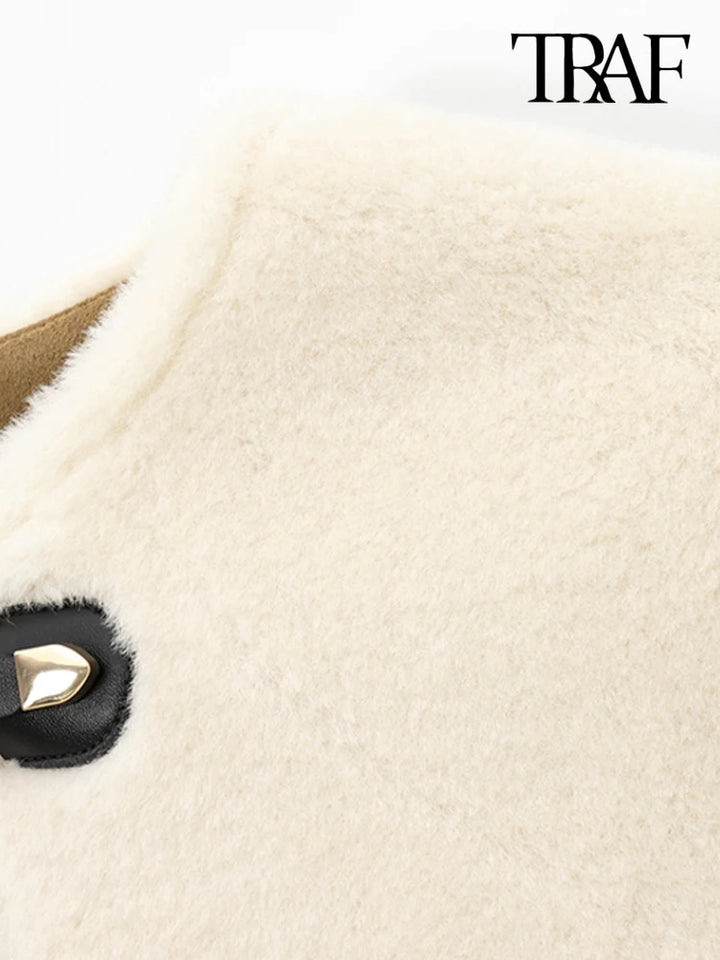 Samori: Thick Warm Faux Fur Jacket