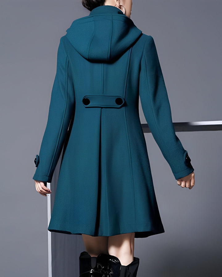 Lykke | Hooded Scarf Coat Dress