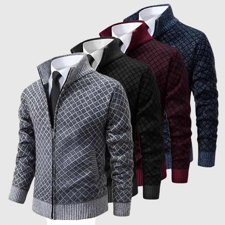 William | PATTERNED KNIT JACKET