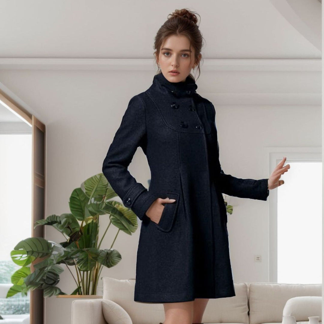 Lykke | Hooded Scarf Coat Dress