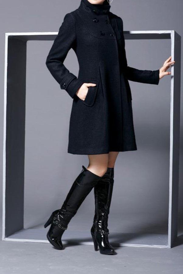 Lykke | Hooded Scarf Coat Dress