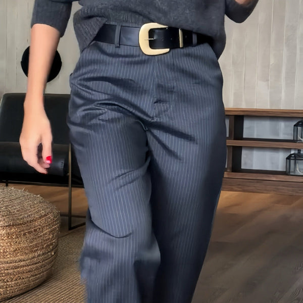 Solene – Striped Tailored Trousers