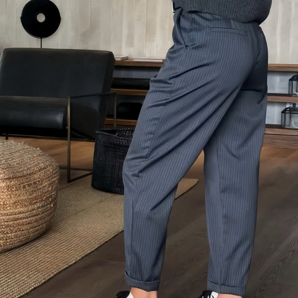 Solene – Striped Tailored Trousers